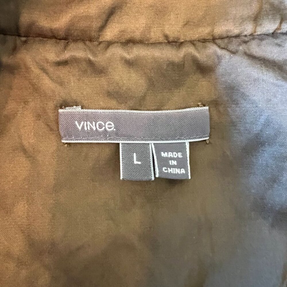 Vince Olive Green Luxe Anorak Festival Jacket sz L - Picture 6 of 15